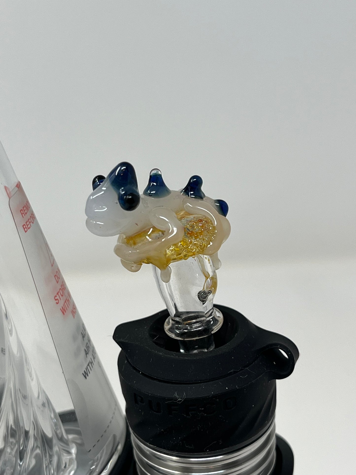 Sara Mac white lizard joystick