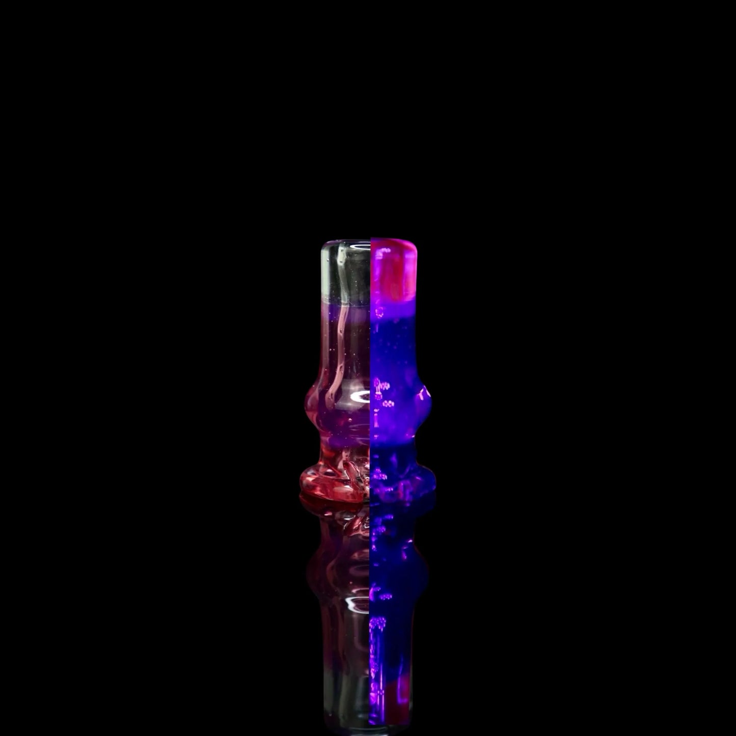 Two Tone Pivot Mouthpiece by Tokr Glass