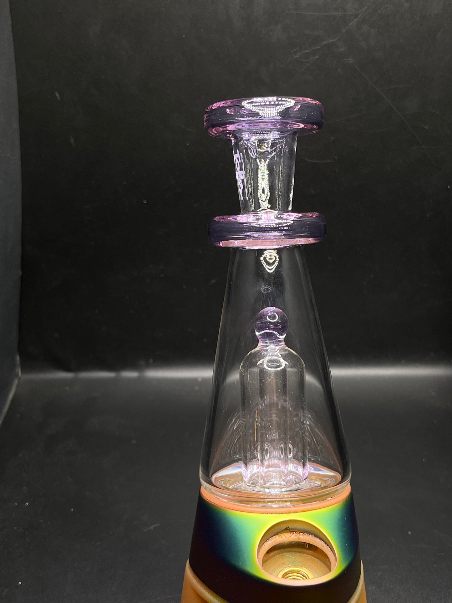 Puffco Top - Triple Accent Cone - by Tokr Glass