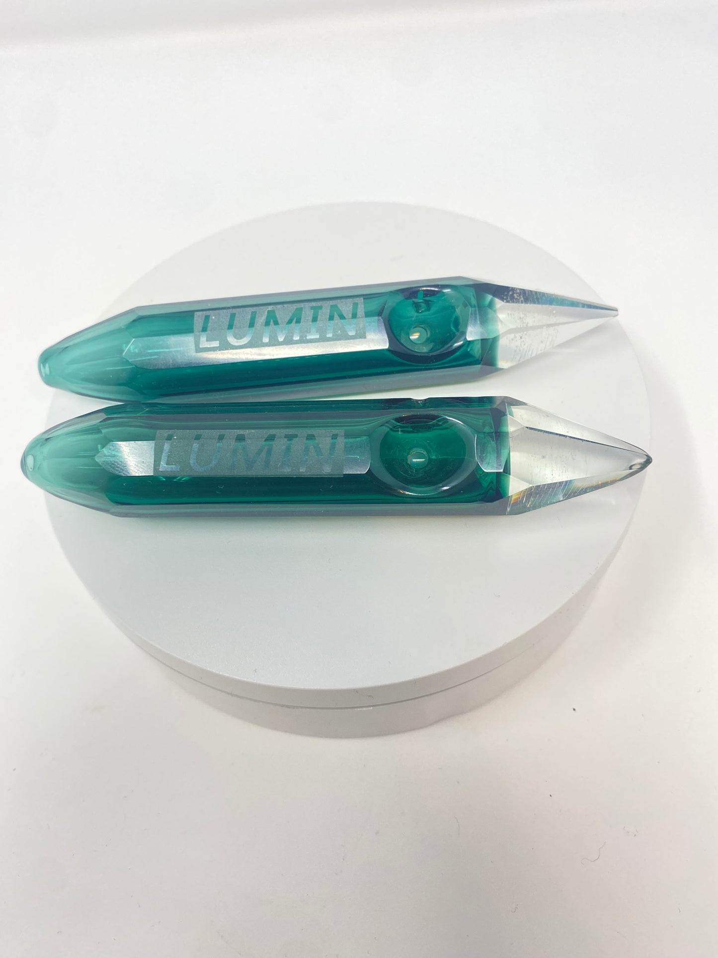 Lumin Green Crystal Bowl