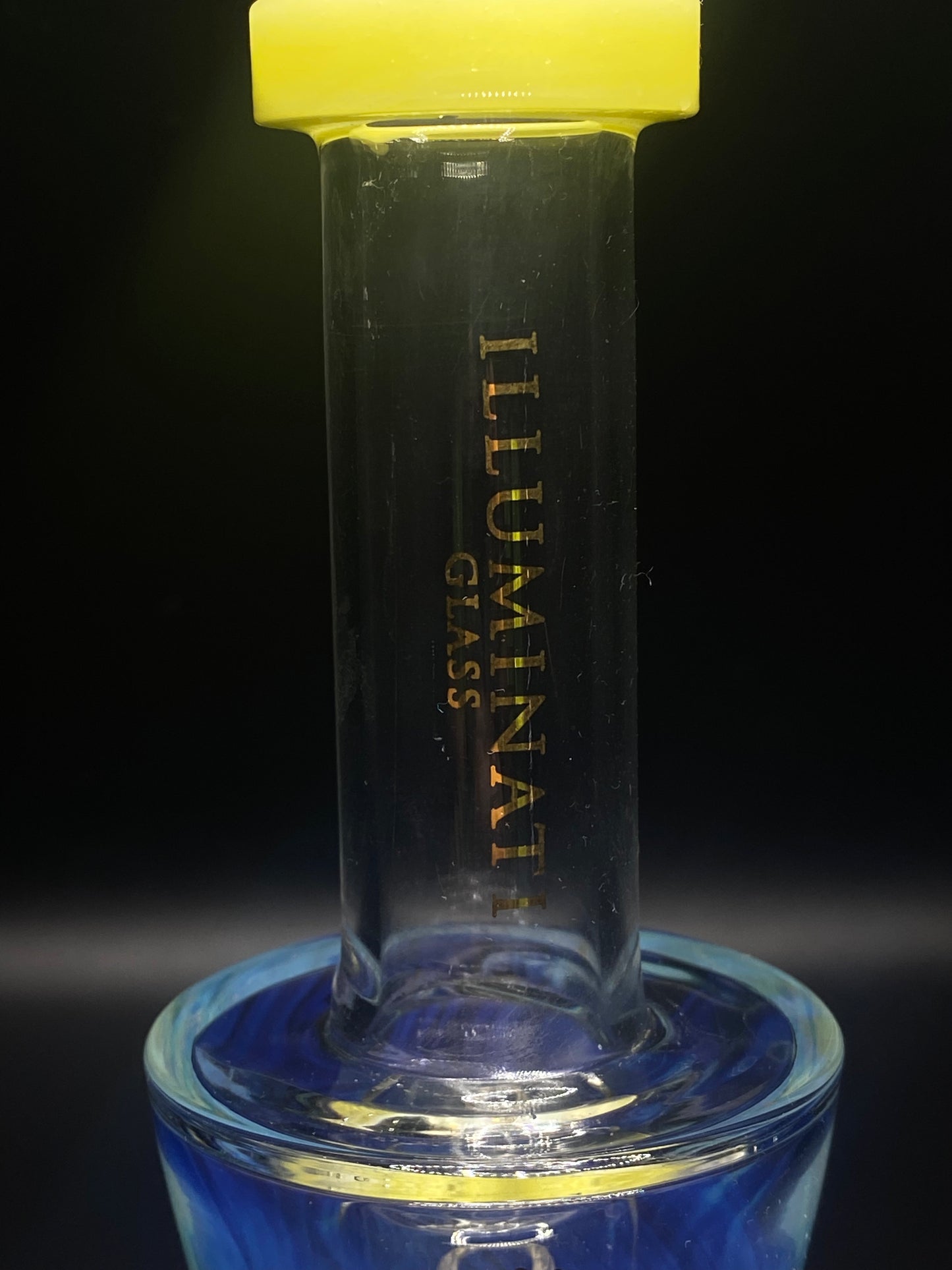 Illuminati Glass Puffco Top Silver fumed