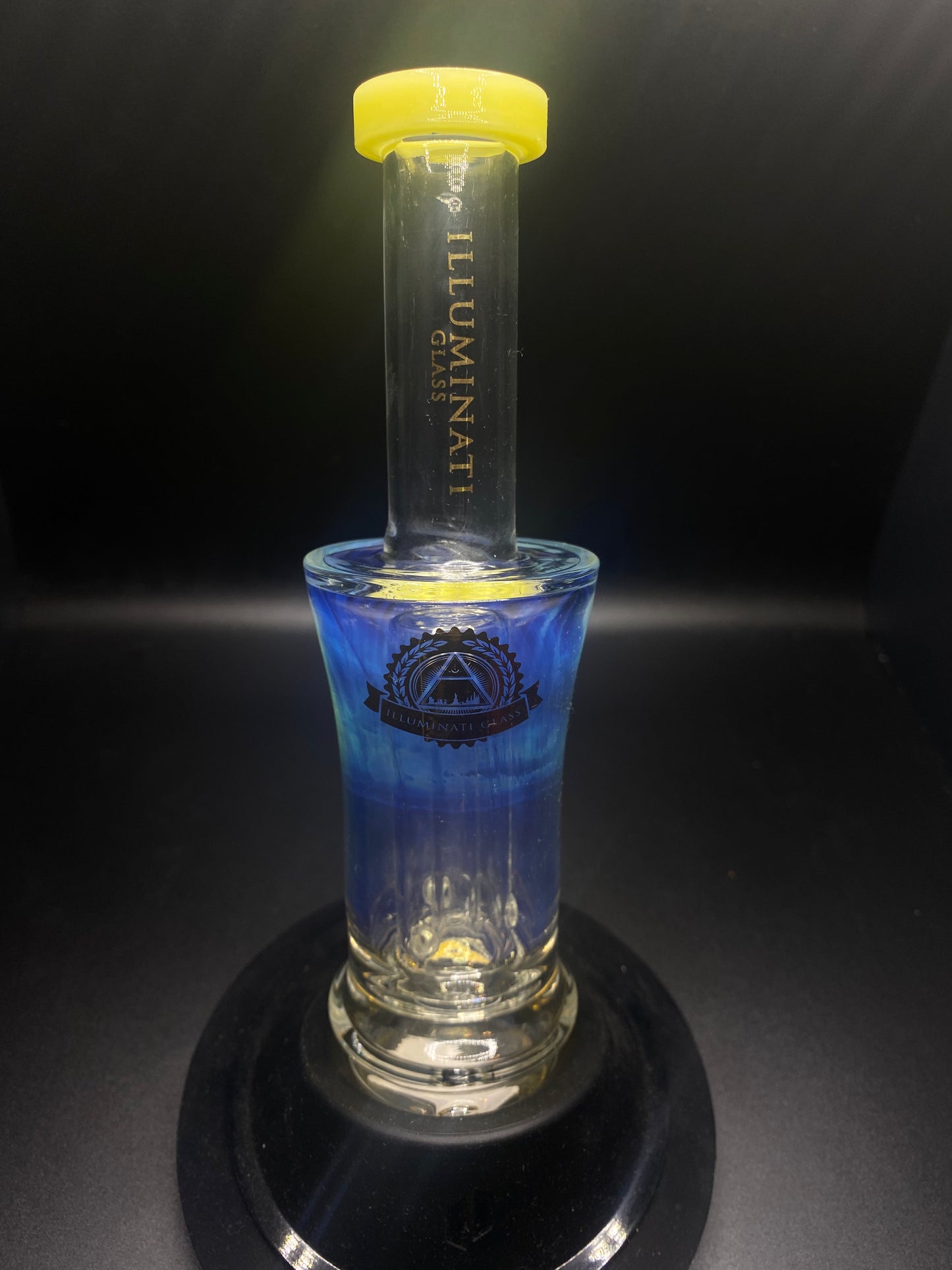 Illuminati Glass Puffco Top Silver fumed