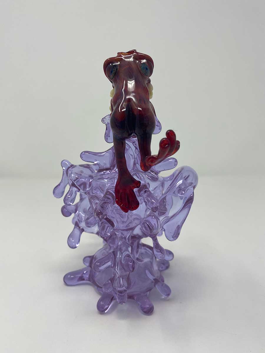 Jahni Glass | Chomper Recycler Red/Purple