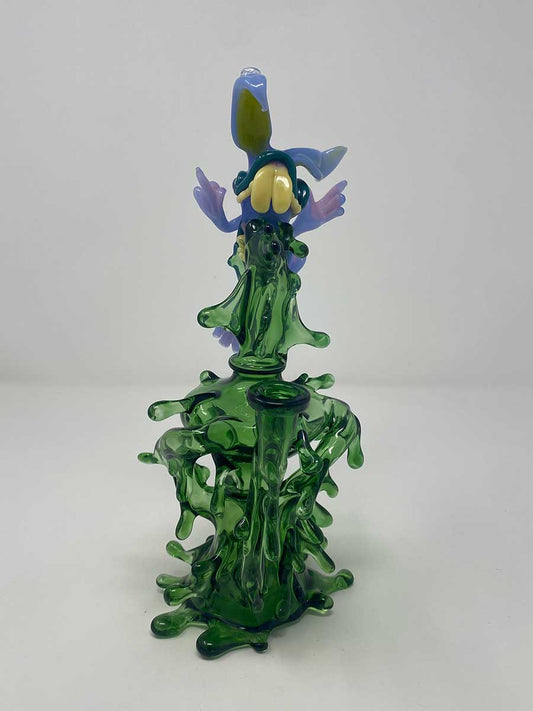 Jahni Glass | Chomper Recycler Purple/Green