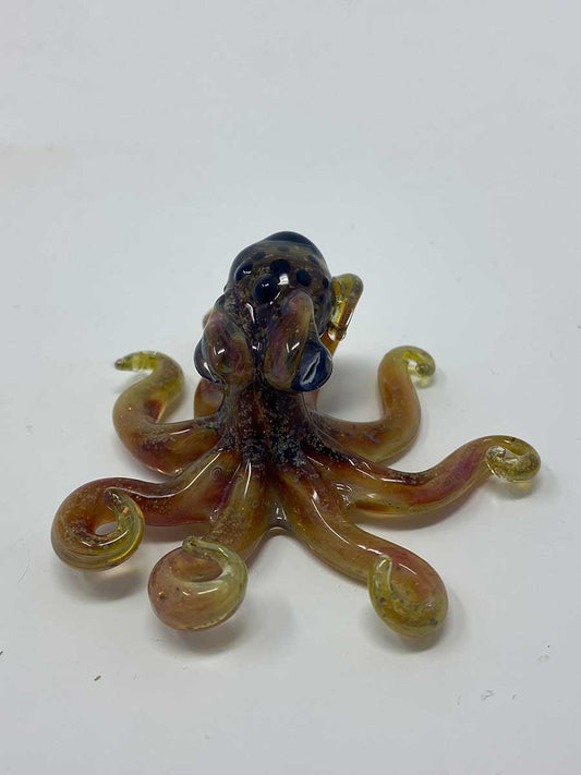 Crushed Opal Octopus Pendant