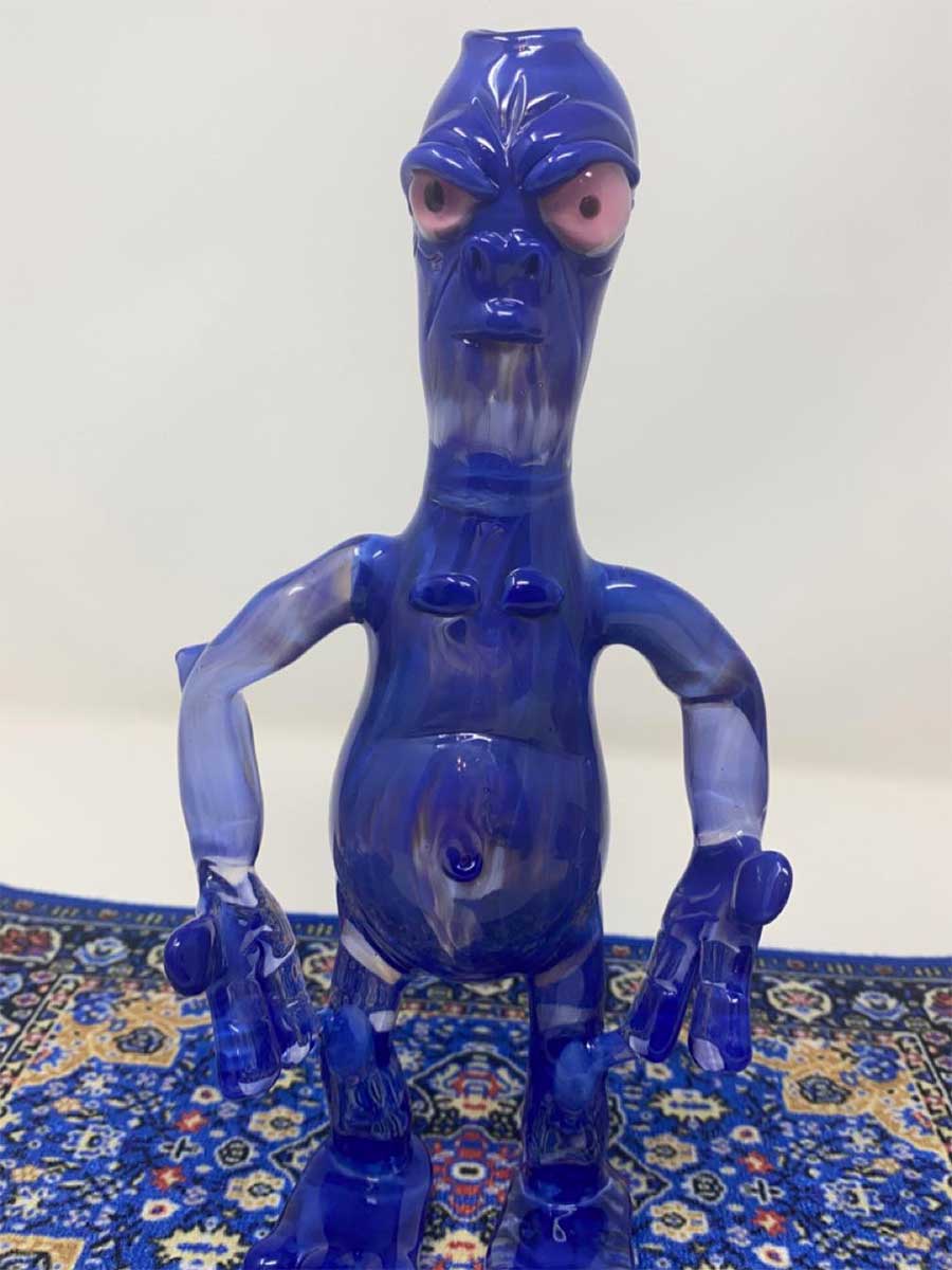 SenOih Glass | Standing Guardian (Blue)