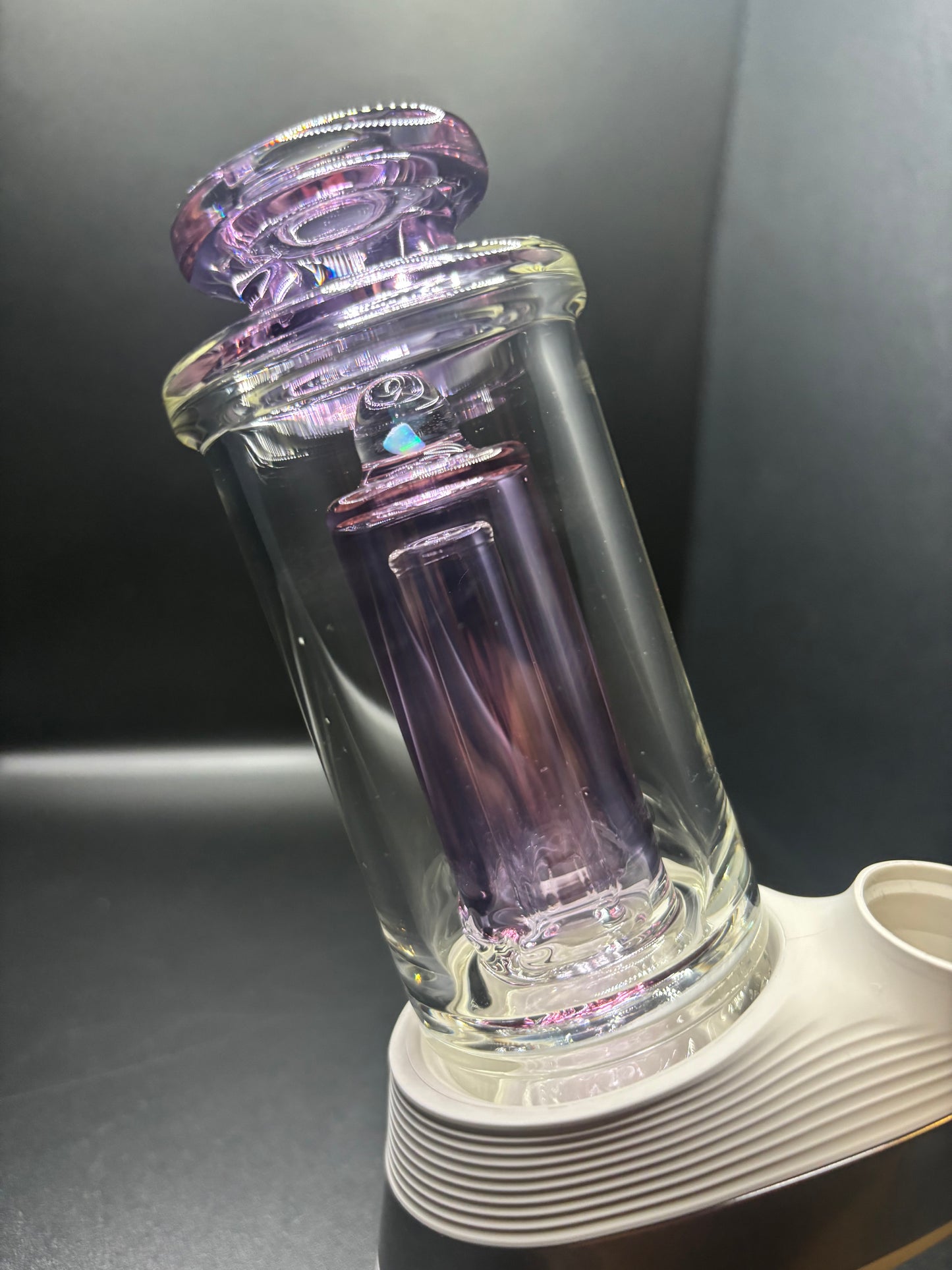 Transparent Purple Chugger for Puffco