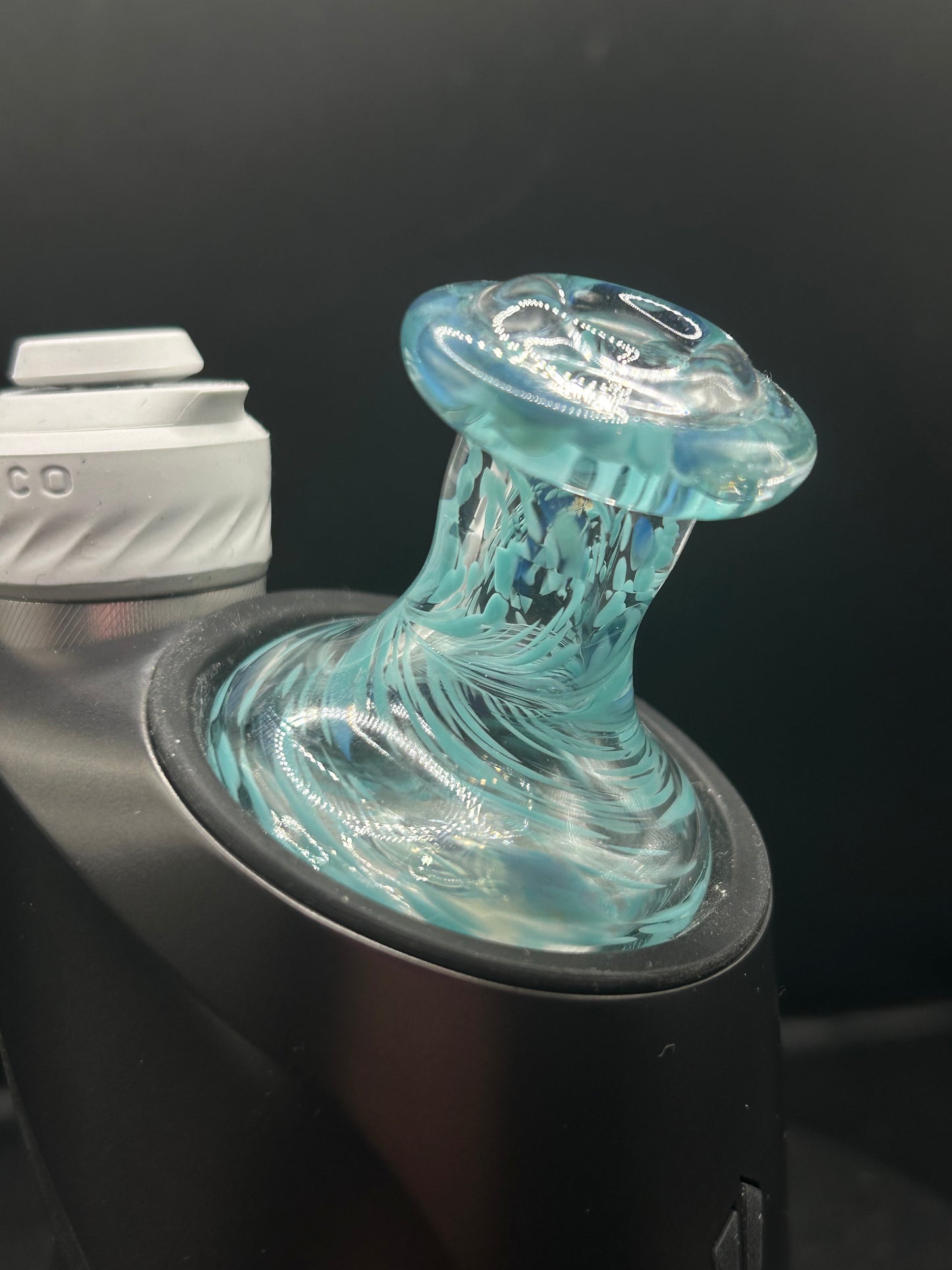 KosherGlass Dry Top (Aqua Azul Frit) (Puffco)