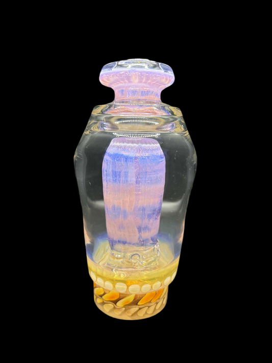 Purple and Pink Dichro with fumed base Coffin for Carta