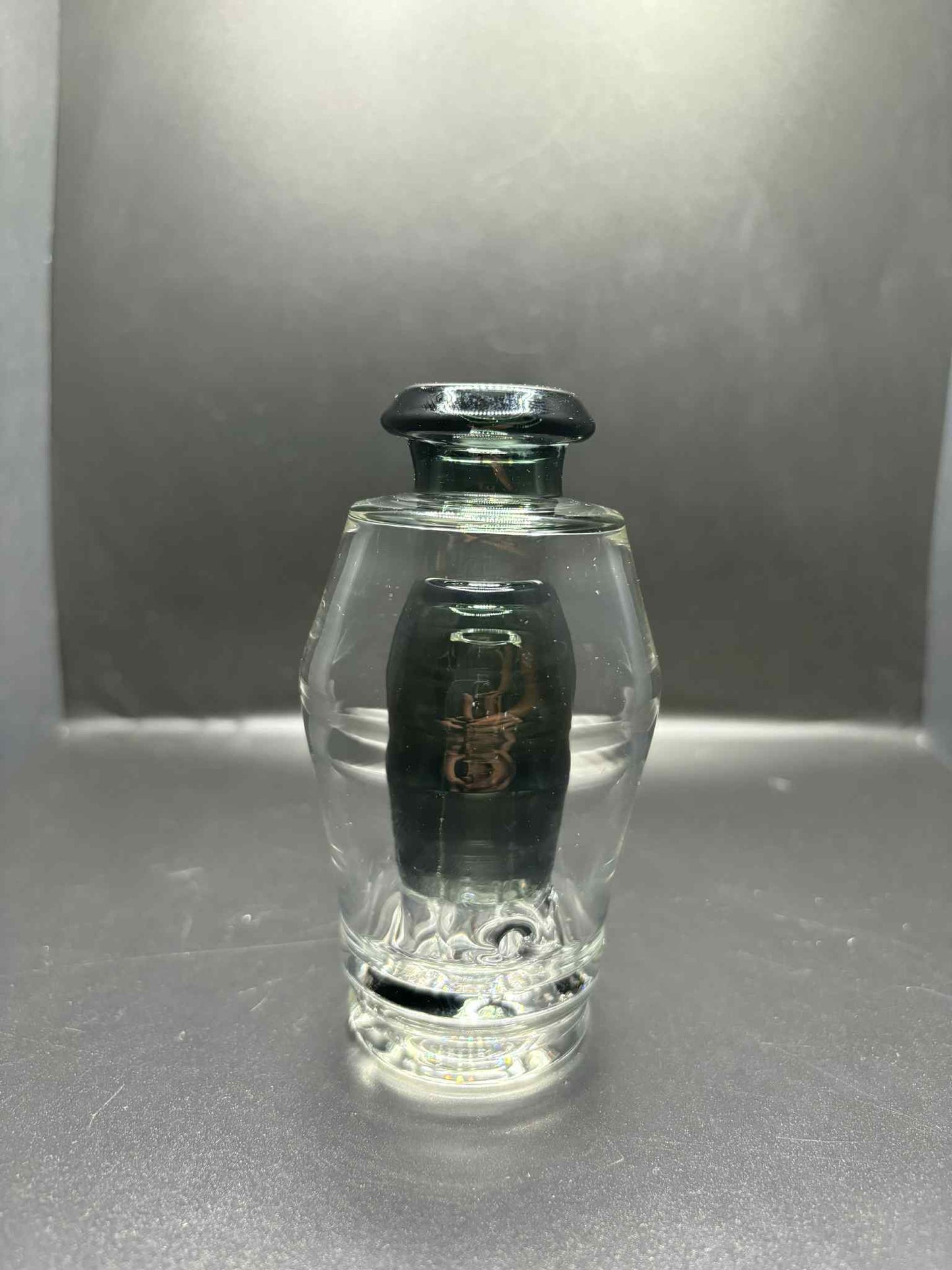Transparent Teal Coffin for puffco