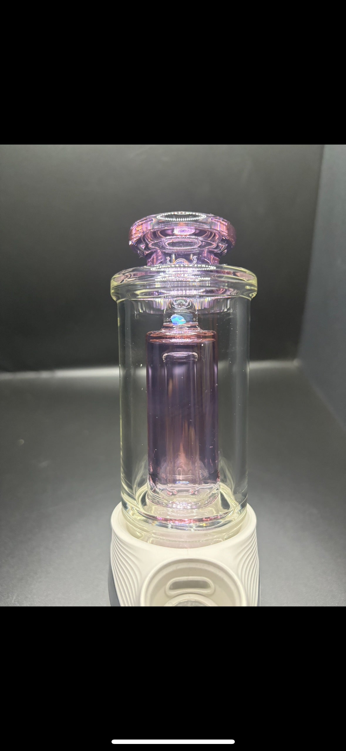 Transparent Purple Chugger for Puffco