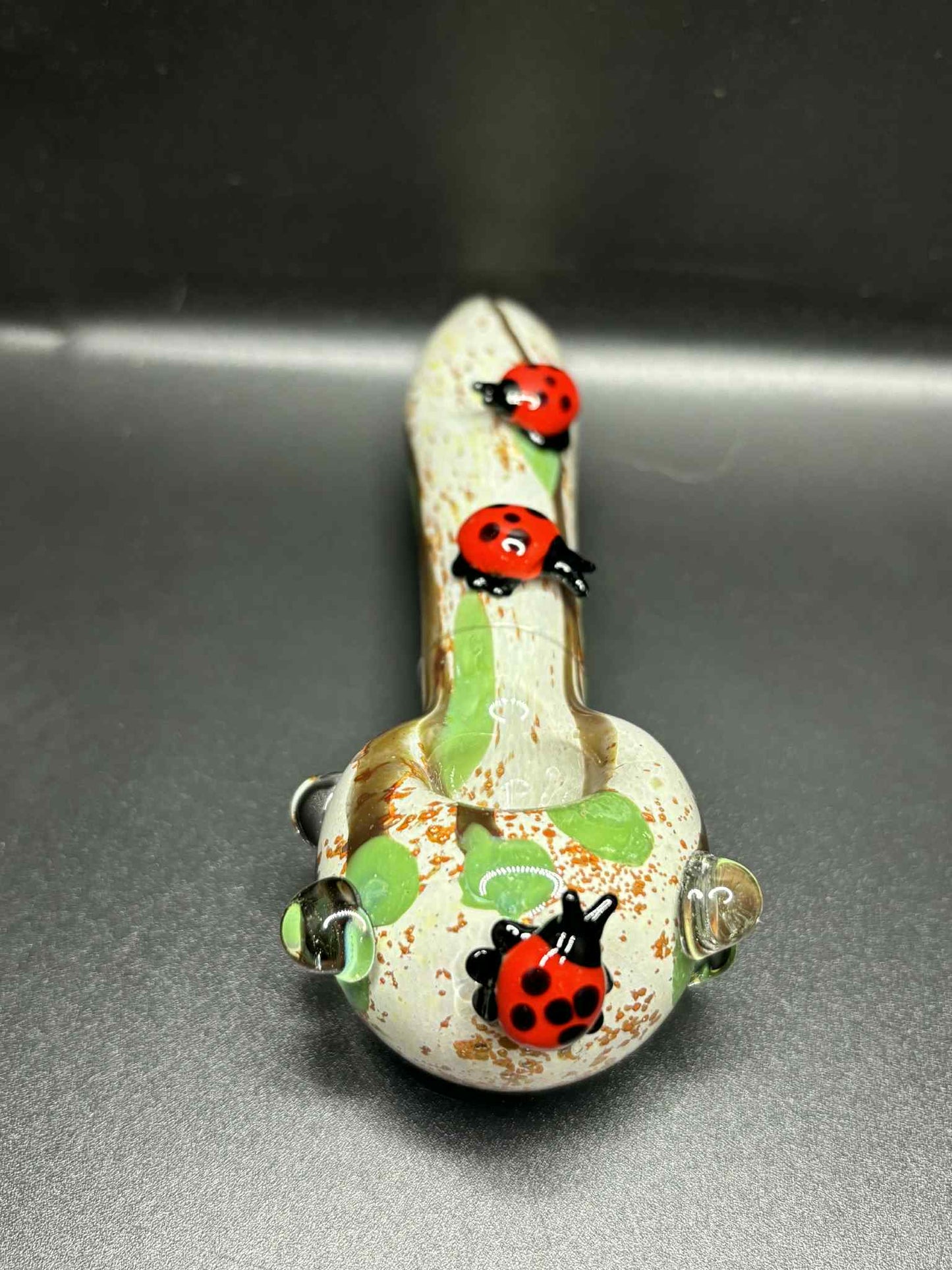 Empire Glassworks Lady Bug Mini Spoon Pipe