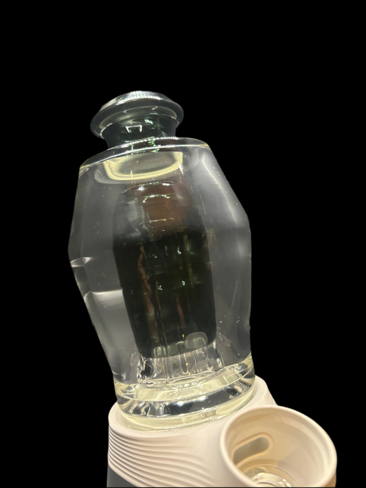 Transparent Teal Coffin for puffco