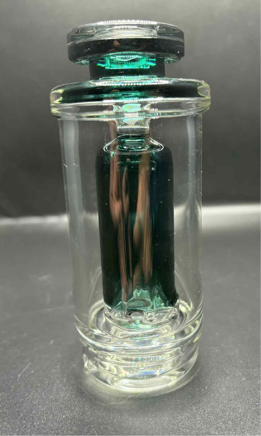 Transparent Teal Chugger for Puffco