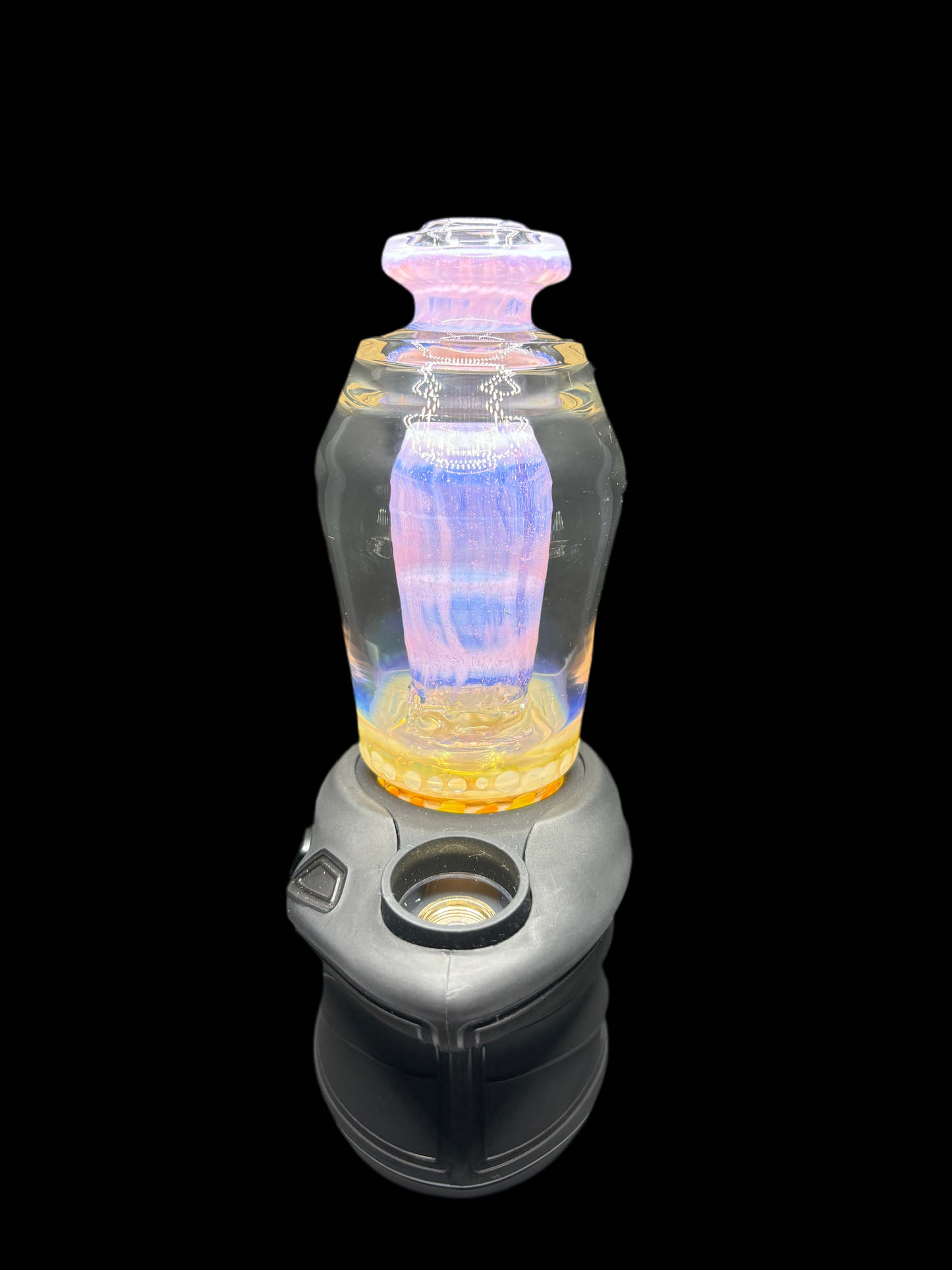 Purple and Pink Dichro with fumed base Coffin for Carta