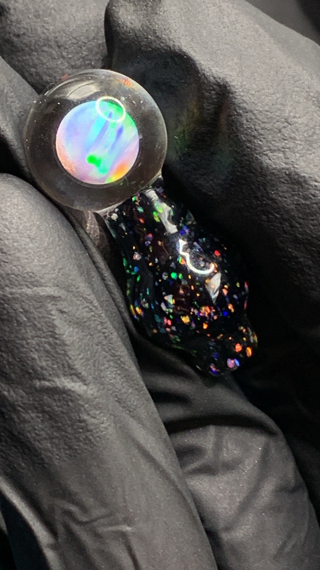 Large Opal Sphere Crushed Opal Ball