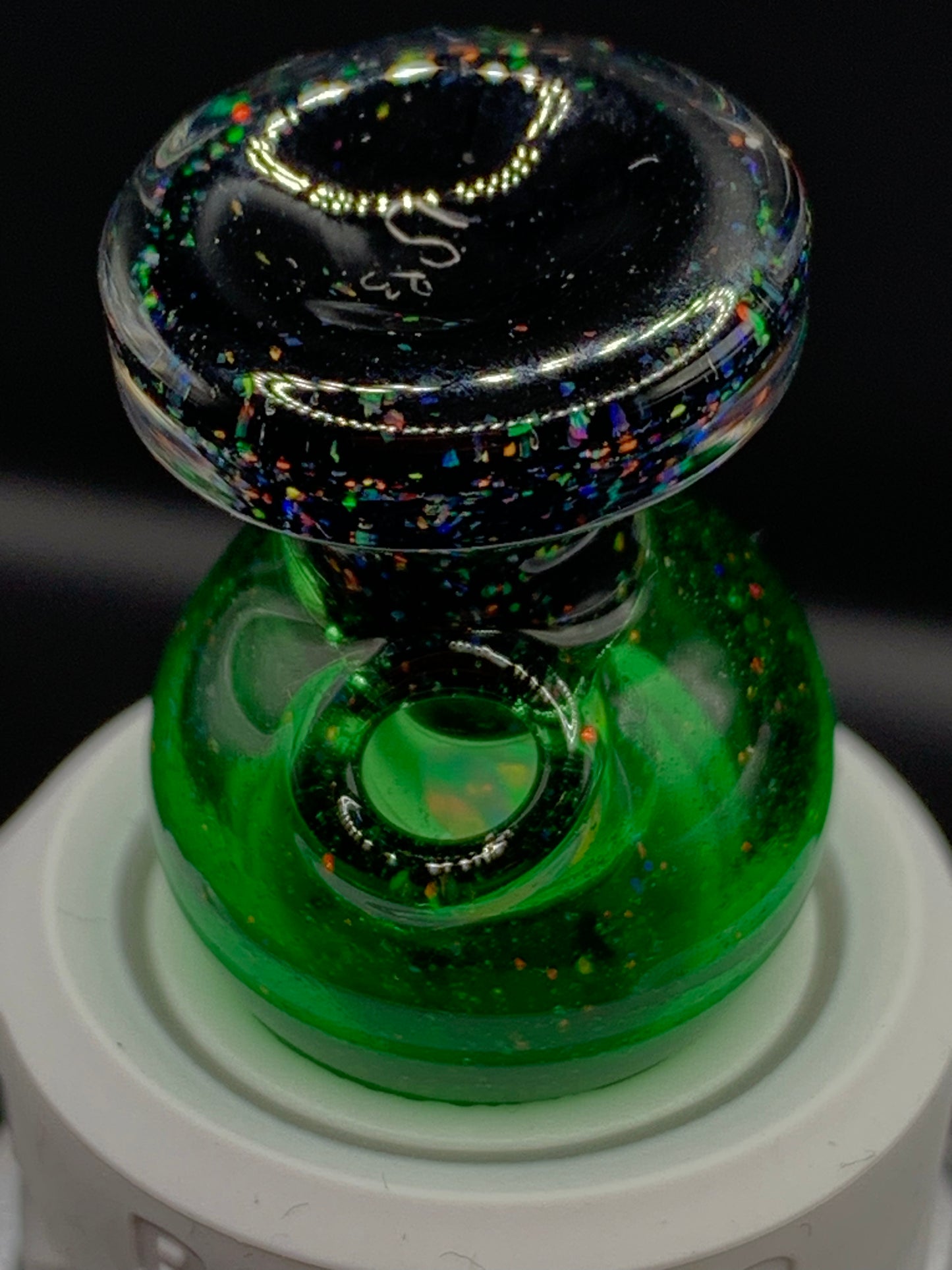 Soupglass Crushed Opal Green Carta/Puffco ball cap