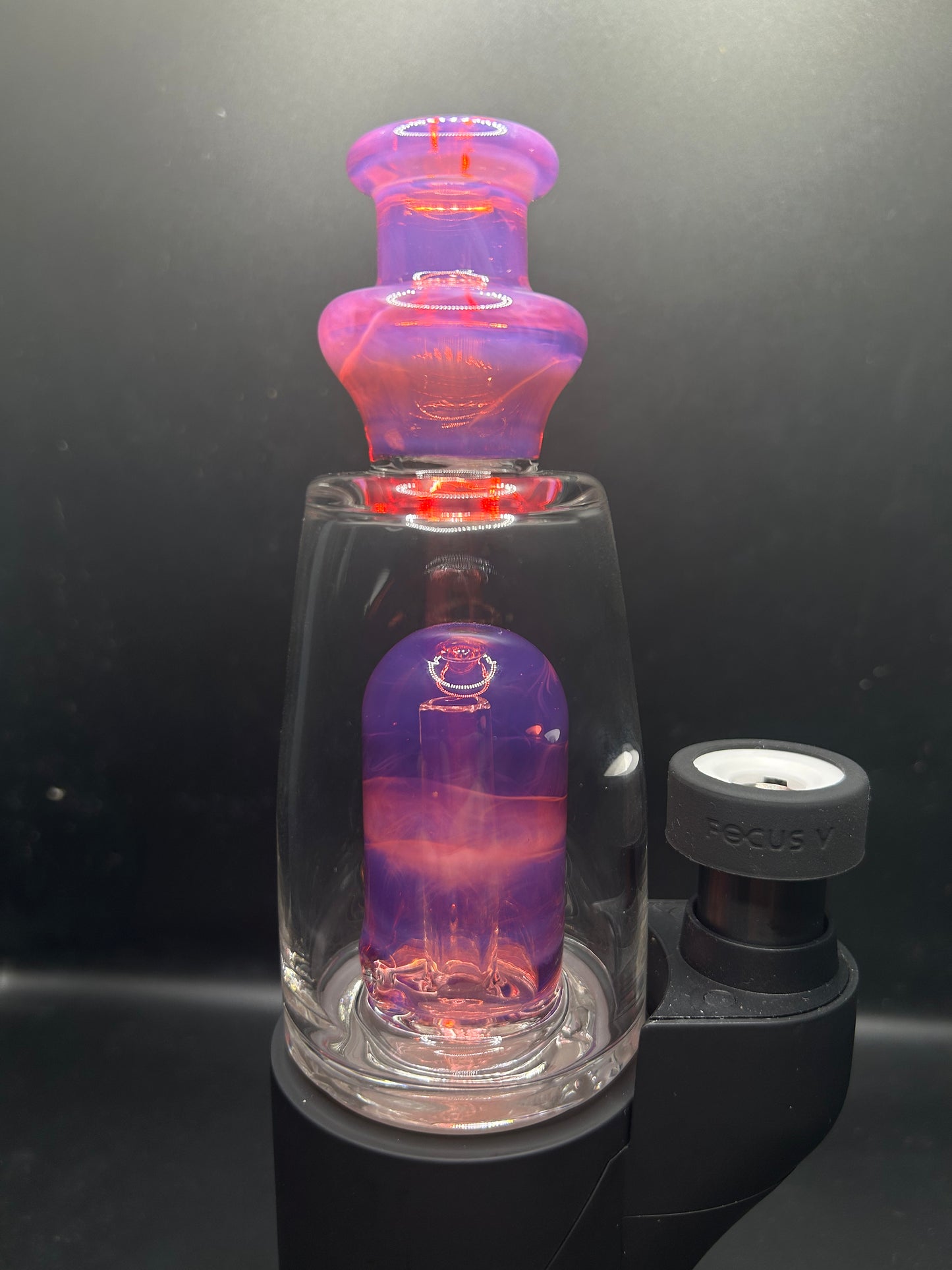 RandohmGlass Carta 3 Hole Perc (Telemagenta)