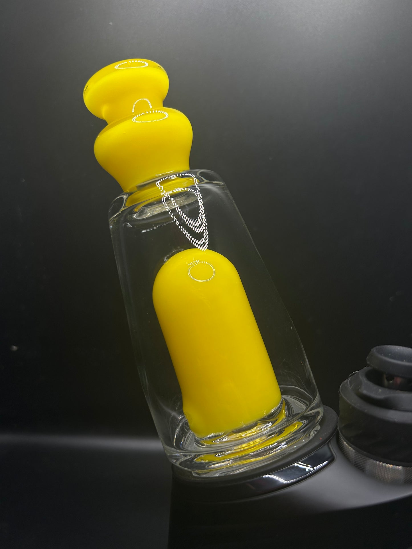 RandohmGlass Puffco 3Hole Perc (Acid Yellow Crayon)