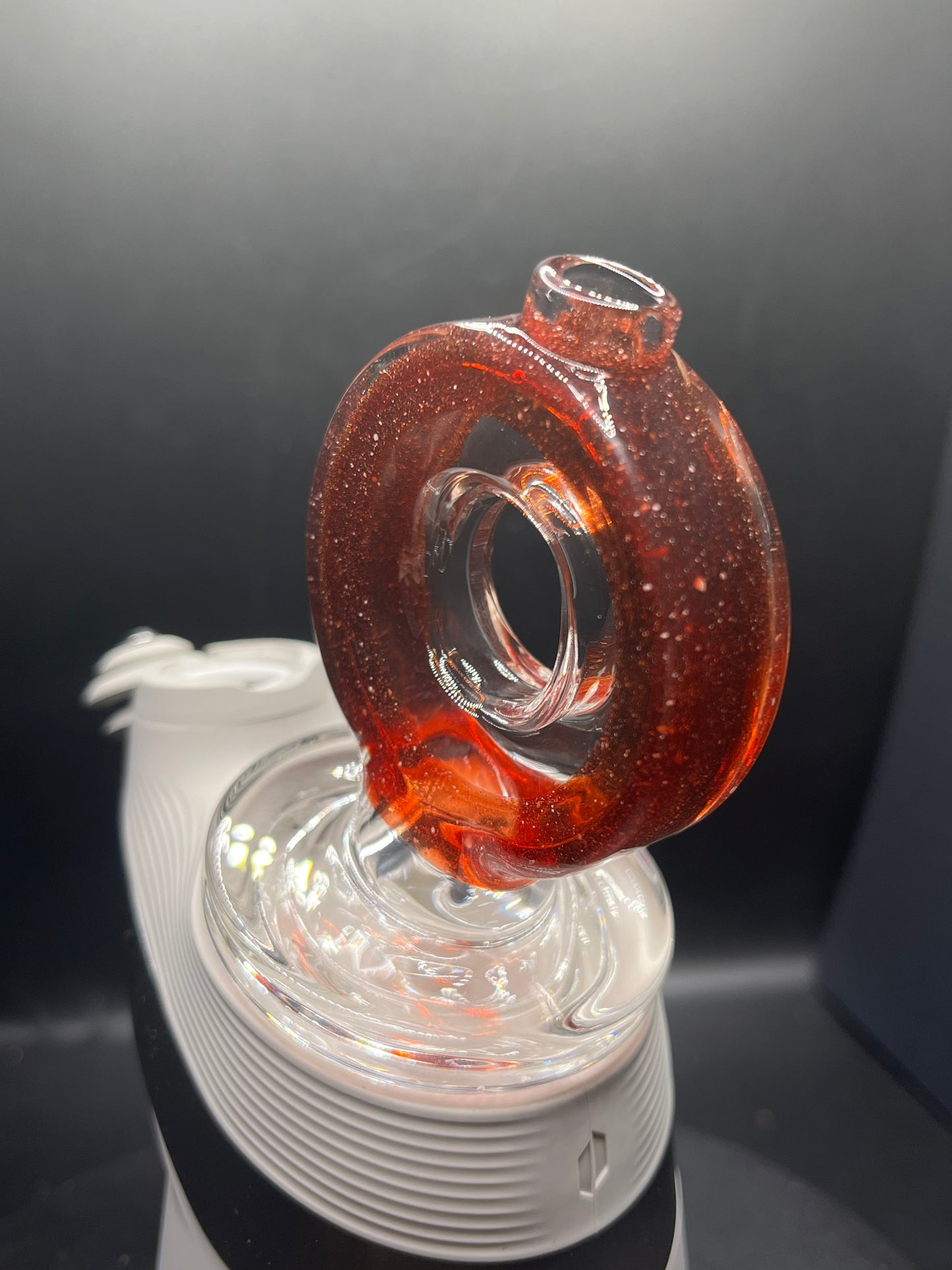 Randhom Glass Red Blizzard Puffco Dry Top