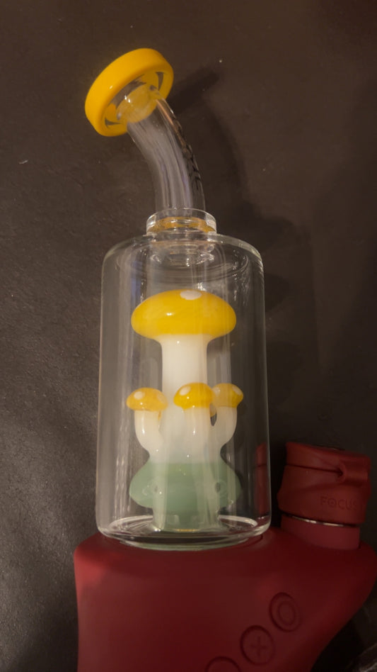 Toxic Glass Mushroom Carta Top - Yellow