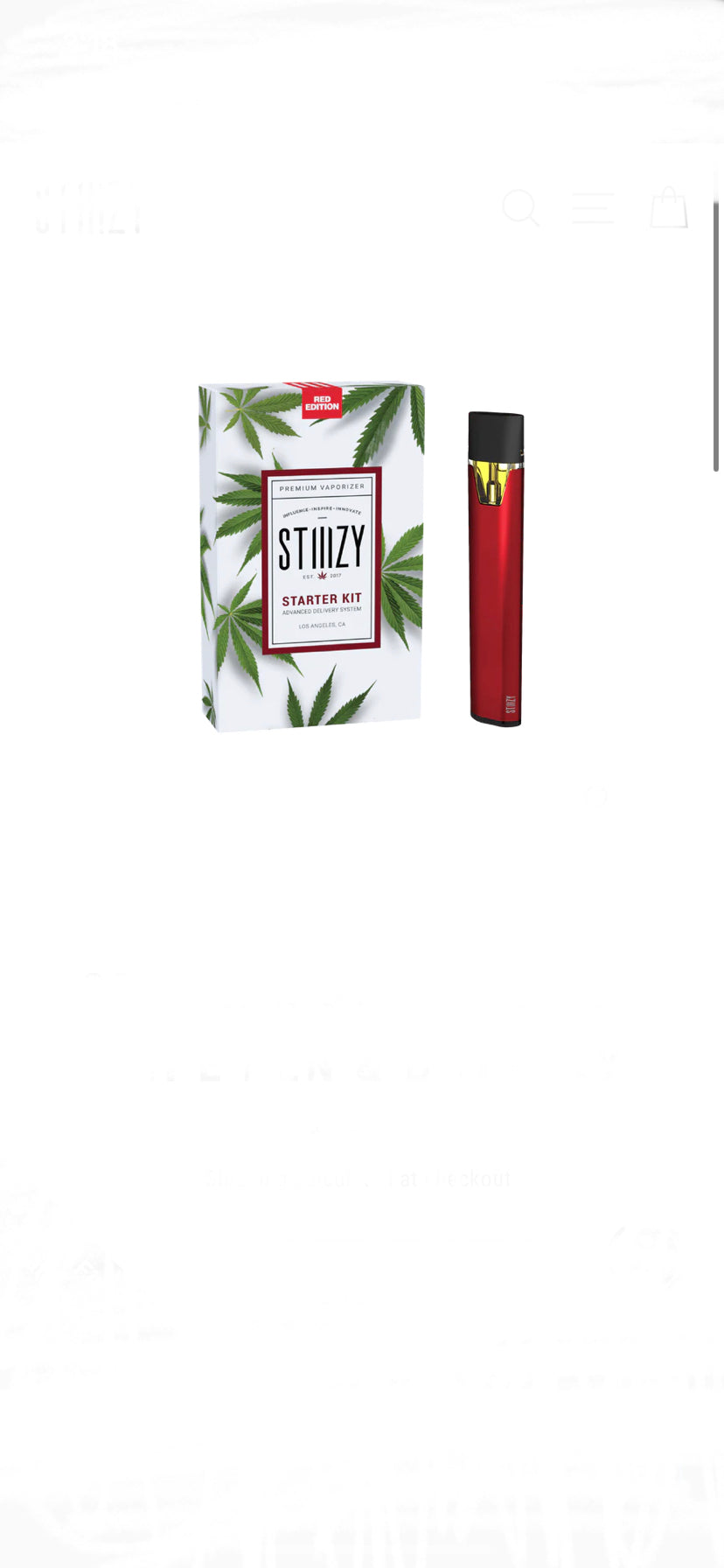 Stiiizy Vape Starter Kit