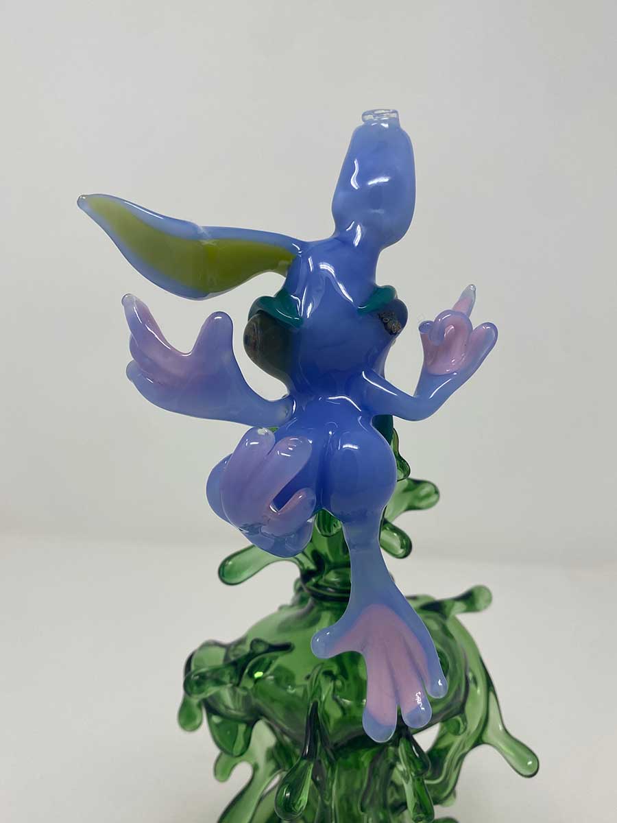 Jahni Glass | Chomper Recycler Purple/Green