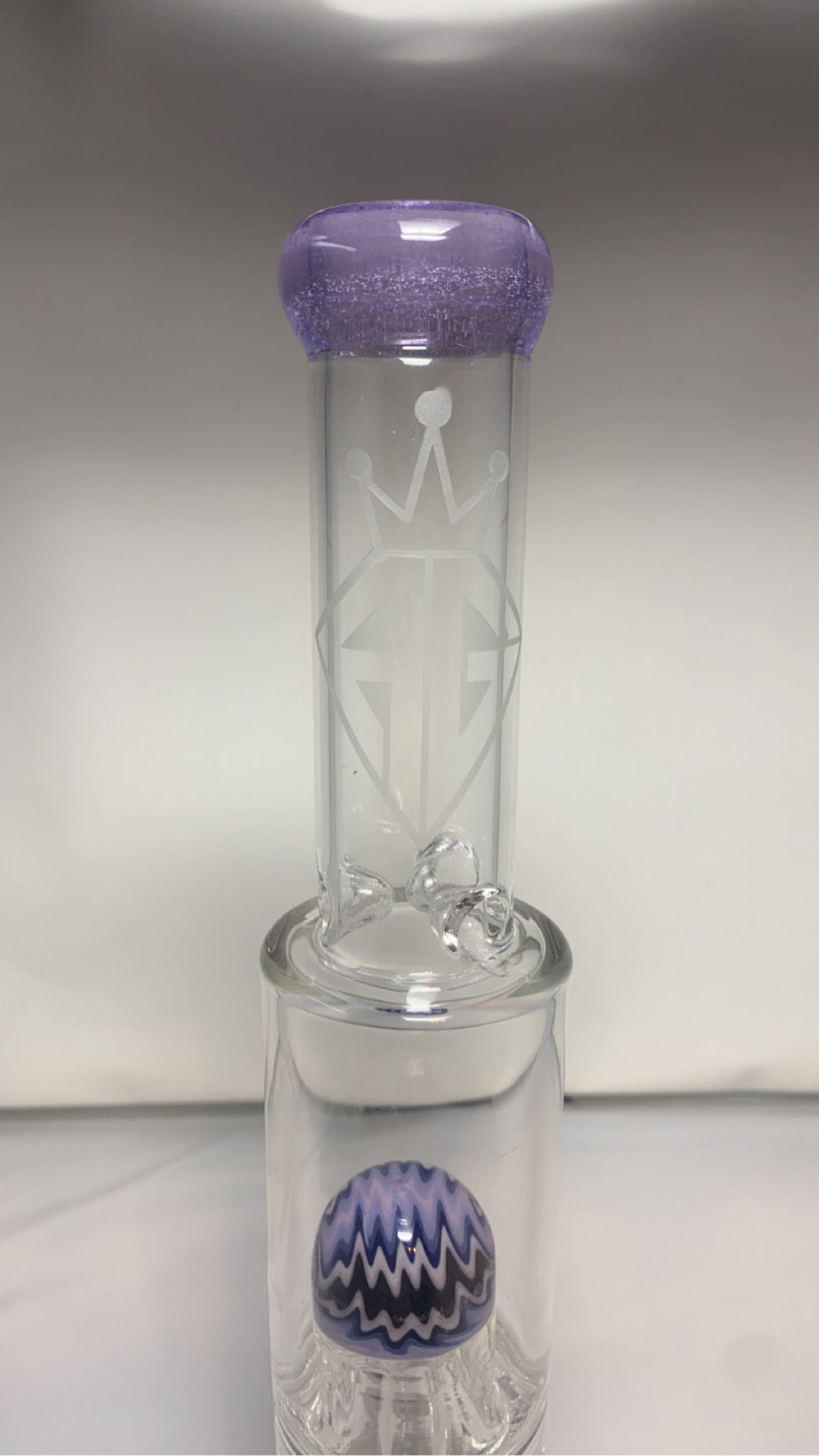 Augyglass Brick stack beaker purple essence