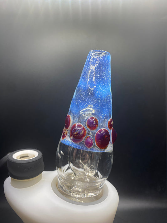 MindBlowing Glass Carta Top With Ghost and Crimson