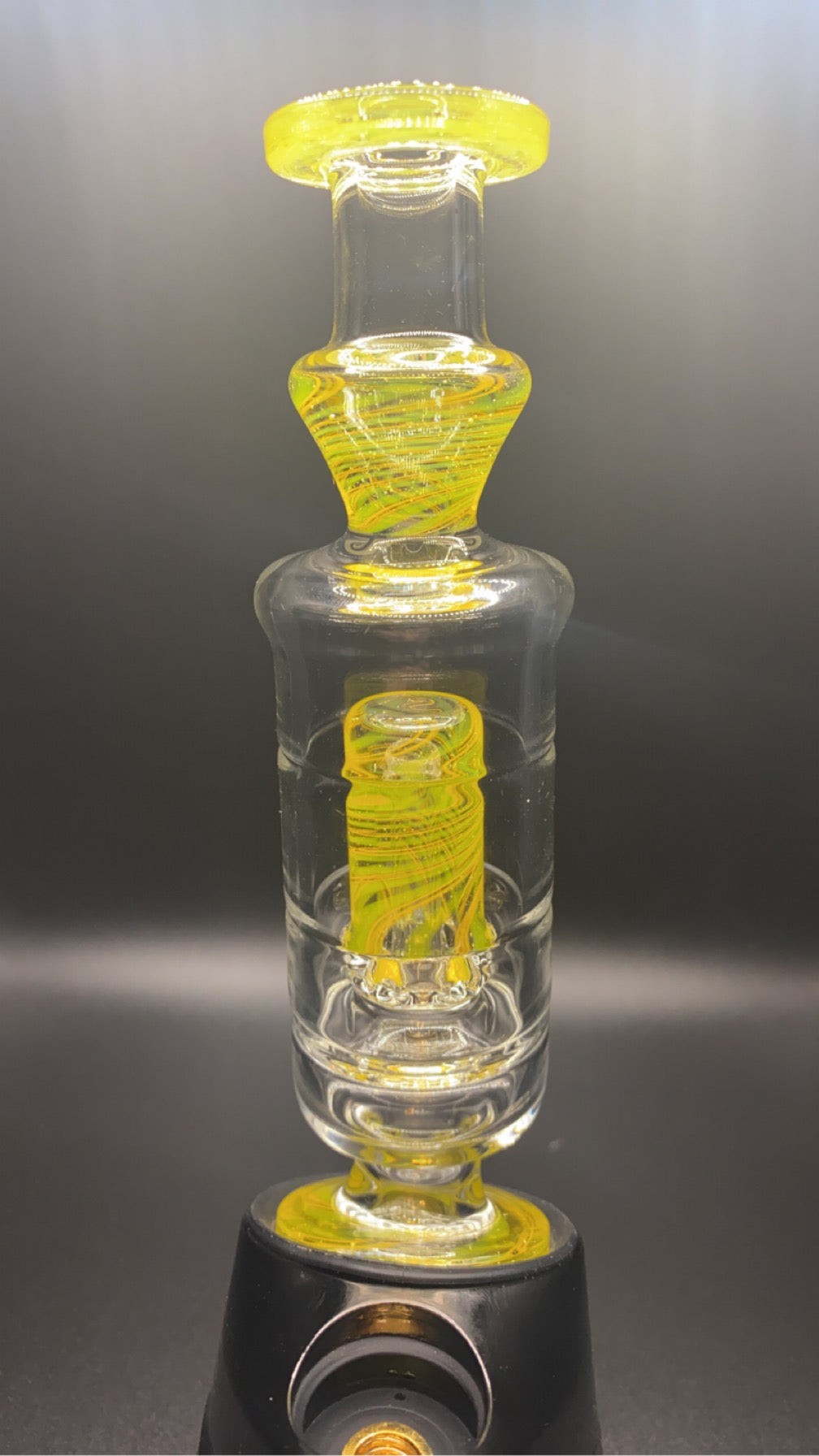 1 KosherGlass 6 hole Chugger (Home Made Lemon Drop x nova x yellow)