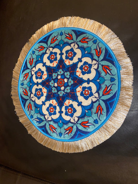 TheDabHali Blue Mandala DabMat