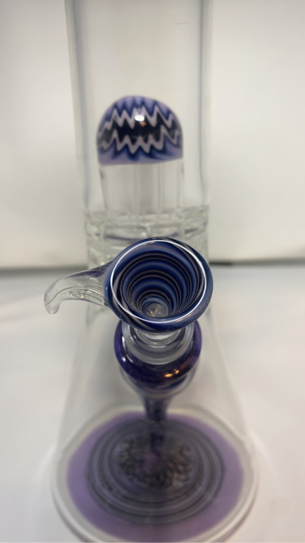 Augyglass Brick stack beaker purple essence