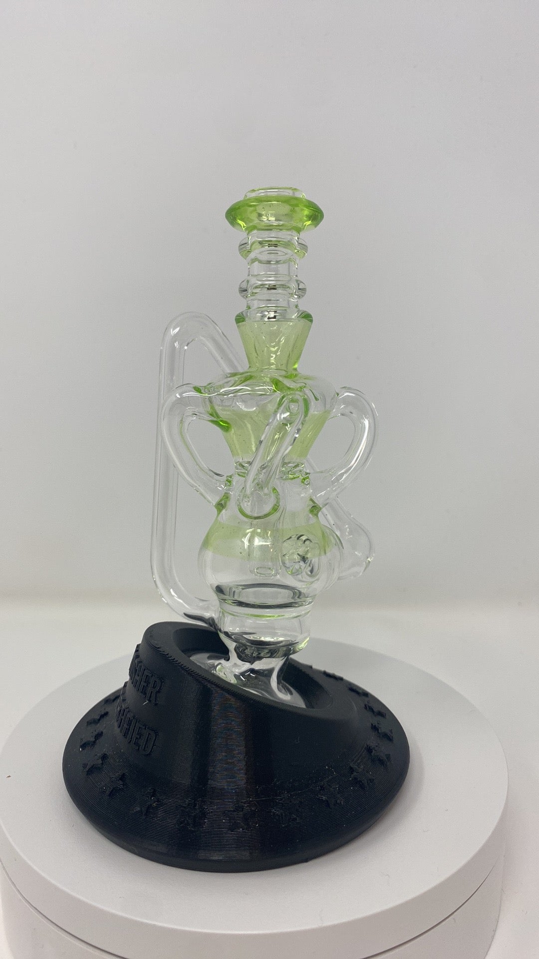 1 KosherGlass Mini Quad (Transparent Green) (Puffco)